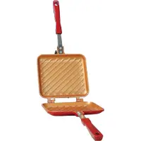 Hausmarke Tosti-ijzer Red Copper Flipwich Rood