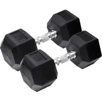 Orange Gym Halterset Hex Dumbbell 2 x 6 KG Zwart