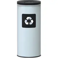 Alda Eco - Nord White Prullenbak 45L - Zwart