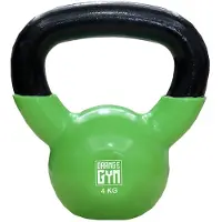 Orange Gym Vinyl Kettlebell 4KG