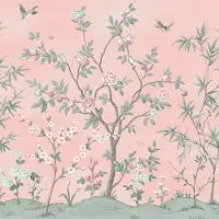 Laura Ashley Eglantine Fotobehang - Planten - 280x300cm - Roze