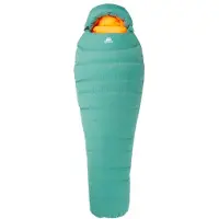 Mountain Equipment - Women's Glacier 700 - Donzen slaapzak Long - Body Size: 185 cm, sage