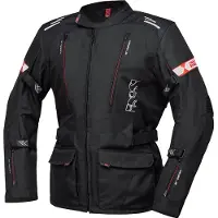 IXS Lorin-ST Zwart Rood Textiele Motorjas Maat S