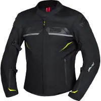 IXS Black Panther-ST motorfiets textieljas, zwart, maat L