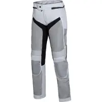 IXS Trigonis-Air Light Grijs Zwart Textiele Motorbroek Maat S