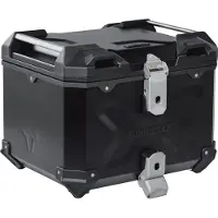 SW-Motech TRAX ADV topkoffer - Aluminium. 38 l. Zwart.