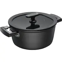 Fiskars Hard Face Antiaanbakpan Met Deksel 3.5l