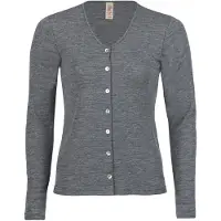 Engel - Women's Cardigan - Wollen vest 46/48, grijs