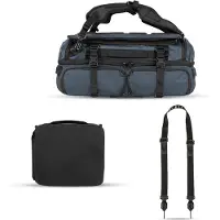 WANDRD Hexad Access Duffel Photo Bundle Duo Aegean Blue + Sling Strap
