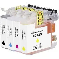 Renkforce Inktcartridge vervangt Brother LC-123BK, LC-123C, LC-123M, LC-123Y Compatibel Combipack Zwart, Cyaan, Magenta, Geel RF-5679774