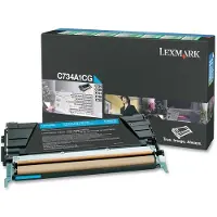 Lexmark C734A1CG Toner Cyaan