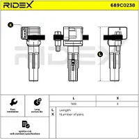 RIDEX 689C0238 Bobine