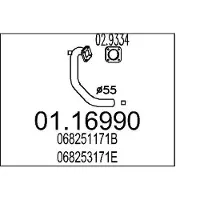 MTS 01.16990 Voorpijp