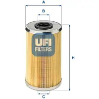 Ufi 25.147.00 Oliefilter