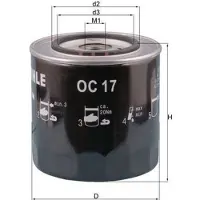 MAHLE ORIGINAL KC 36 Brandstoffilter