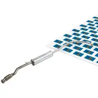 VEGAZ CS-371 Uitlaat middendemper