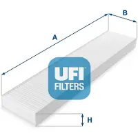 Ufi 53.162.00 Interieurfilter