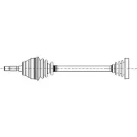 ERA Benelux DA60734 Aandrijfas