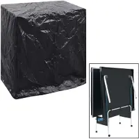 vidaXL Tafeltennistafelhoes met 8 oogjes 160x55x182 cm