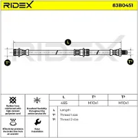 RIDEX 83B0451 Remslang