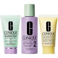 Clinique All About Clean 3 Step Skin 2 Mini Kits Gezichtsverzorgingsset 1 st