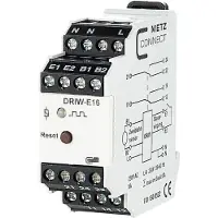 METZ CONNECT DRIW-E16 - Zwart - Wit - 250 V - 8 A - 22,5 x 60 x 61,3 mm