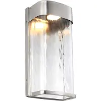 Elstead Lighting LED Wand Buitenlamp Bennie | 14W 2700K 1000Lm 27 | IP44 | Painted Brushed Steel
