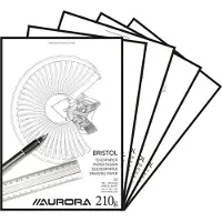 Aurora Tekenblok Aurora A4 20v 210gr Bristol papier | 10 stuks