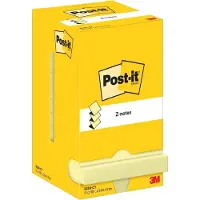 Post-It Sticky Z-notes R330-CY 76 x 76 mm 100 Vellen per blok Geel Pak van 12