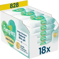 Pampers Harmonie New Baby Billendoekjes - 18 Verpakkingen = 828 Babydoekjes