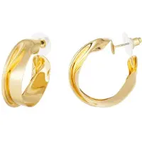 Yehwang Oorbellen aesthetic rond, Kleur-Goudkleurig