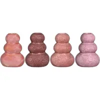 Ideas 4 Seasons Vaas Pebble Roze 4ass. 9.5 X Ø7 Cm