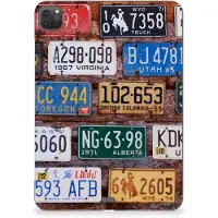 B2Ctelecom iPad Pro 11 (2024) Tablet Backcover met foto Kentekenplaten