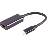 S-Impuls USB-C - HDMI 8K 60Hz adapter | zwart | 0,15 meter