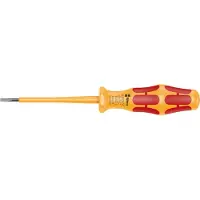 Wera 1060 i VDE-geïsoleerde Kraftform sleuf-schroevendraaier, 0.4 x 2.5 x 80 mm - 05051580001