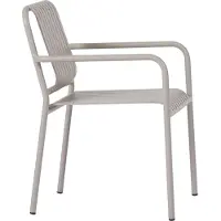 Ebuy24 Stella Stapelbare Tuinstoel - Flint Gray