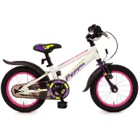 Bachtenkirch 661-PP-04 Kinderfiets PEPP 14" Wit/Paars