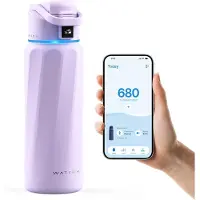 WaterH Boost slimme waterfles 946 ml paars - B003PR