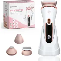 Beeperfect 3 in 1 Ladyshaves Voor Vrouwen Prime - Scheerapparaat Vrouw - Bikinitrimmer - Oplaadbaar - Waterdicht - 3 Opzetstukken