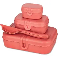 Koziol Lunchbox Bio-Circulair Pascal Ready Nature Coral (6-Delig)