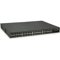 Level One GTP-5271, LevelOne switch, 48x Gigabit Ethernet, model GTP-5271, 4x 10GSFP+, 19 inch, 400W, 48x PoE+