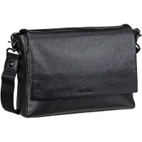 Mandarina Duck Mellow Leather Crossbody tas zwart