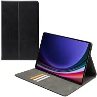 Mobilize Tablethoes geschikt voor Samsung Galaxy Tab S9 FE Hoes | Premium Folio Bookcase - Zwart