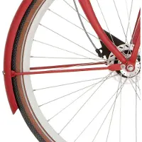 Cortina spatbordstang voor 28 u4 true red matt