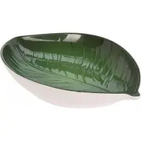 Excellent houseware Bord melamine bladvorm 23x15cm