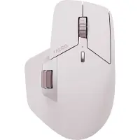 Rapoo MT760L, ontworpen voor rechtshandigen, optische muis, draadloos (RF) + Bluetooth, 3200 DPI, roze