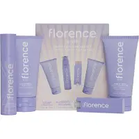 Florence By Mills florence-by-mills Skincare MoisturizeHappy Days Skincare SetGeschenkset Clean Magic Face Wash 50 ml + Look Alive Brightening Eye Cream 15 ml + Dreamy Dew Facial Moisturizer 50 ml + Oh Whale! Lip Balm