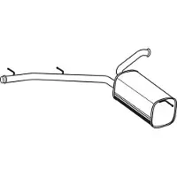 VEGAZ CS-289 Uitlaat middendemper