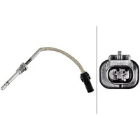 Hella 6PT 358 226-201 Sensor, uitlaatgastemperatuur