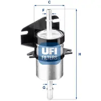 Ufi 31.740.00 Brandstoffilter